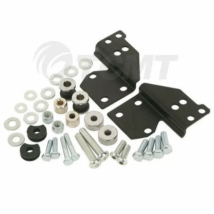 Chrome Trunk Mount Rack w/ Docking Kit for Harley Touring (1997-2008)