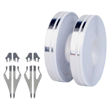 Non-Fading Stripe Stickers Scratch-Resistant for STREAMLINE Double Line Tape