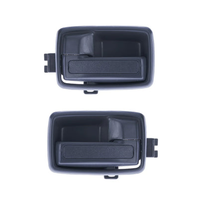2 x Textured Grey Left + Right Inner Door Handles for Holden Rodeo (1998–2003)