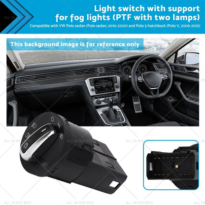 Light Switch with Fog Lights for VW Polo, Beetle (2005-2022, 2012-2016)