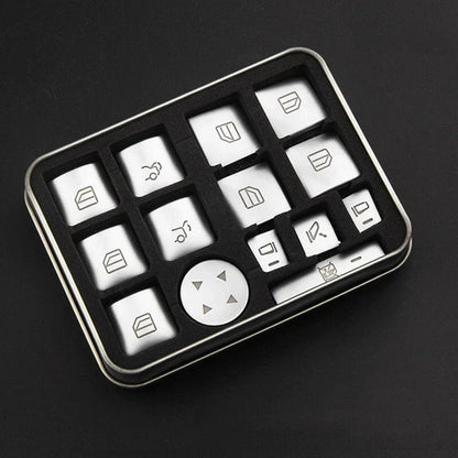 Button Switch Trim Accessories for Mercedes W204/W212 (2007–2013)