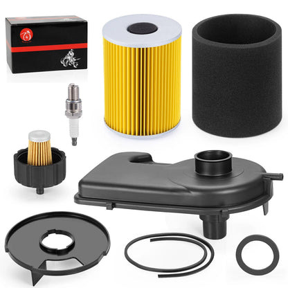 Air Filter + Cap + Fuel Filter w/Seal for Yamaha Golf Cart G2–G11 (1990–2004)