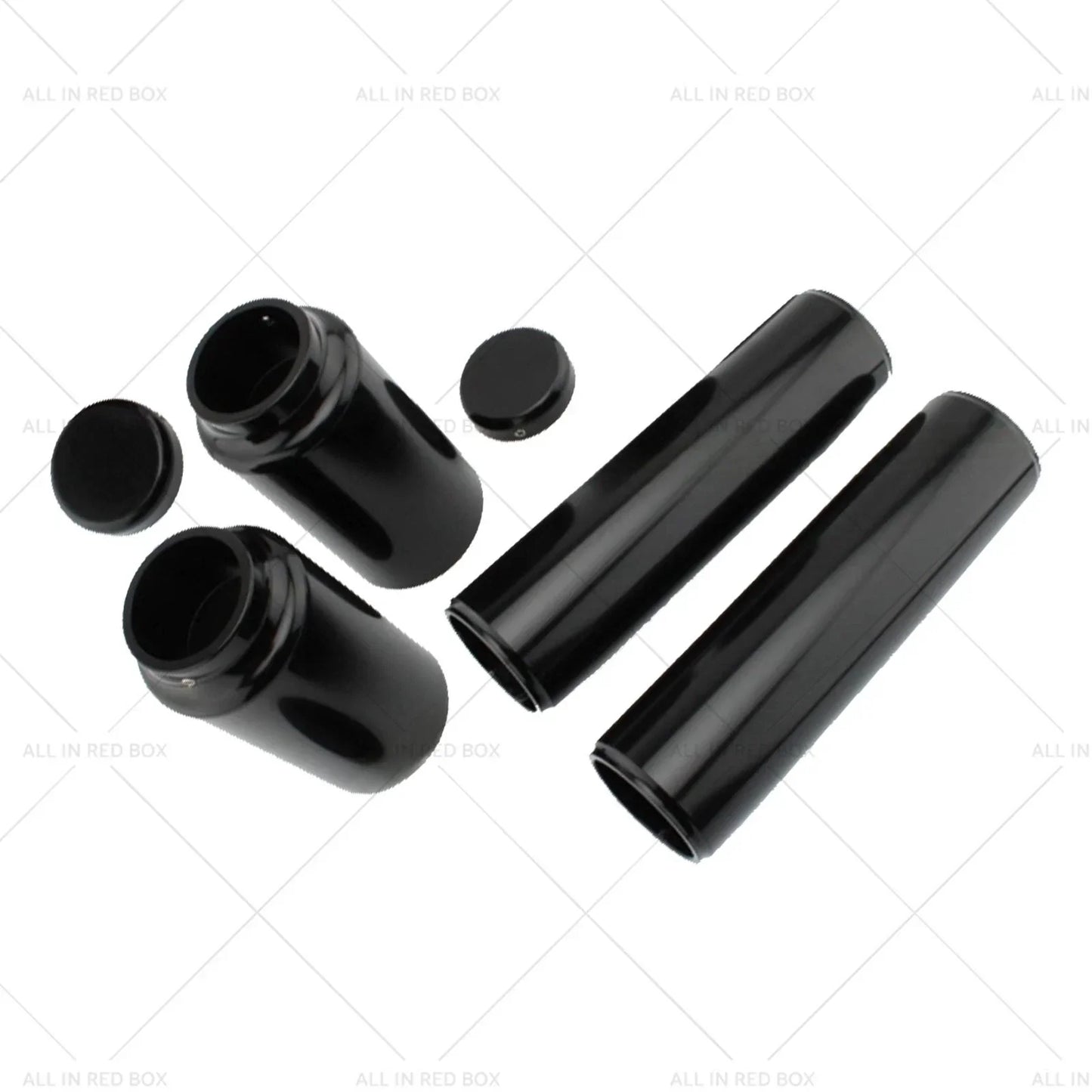 Black Front Fork Covers for Harley Davidson V-Rod (2007-2011)