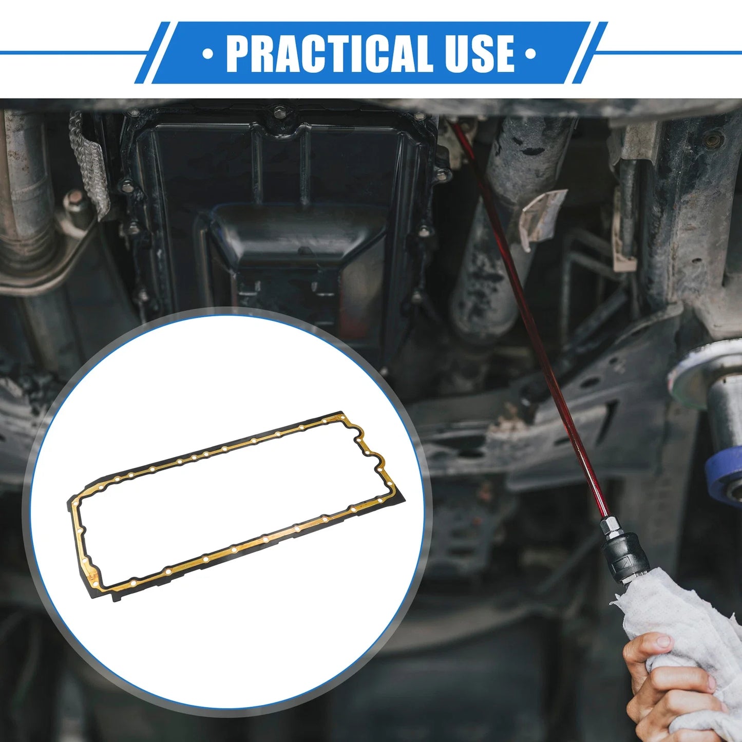 Oil Pan Gasket 3.0L Turbocharged for BMW 135is (2012-2013)