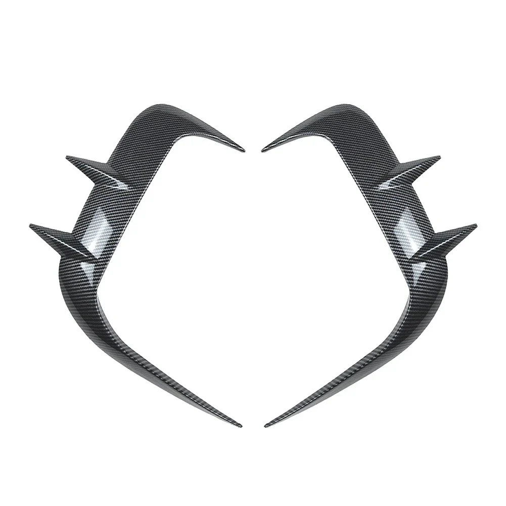 Carbon Look Front Bumper Spoiler Trim for BMW I5 G60 G61 M Sport (2024)