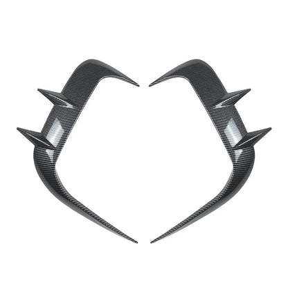 Carbon Look Front Bumper Spoiler Trim for BMW I5 G60 G61 M Sport (2024)