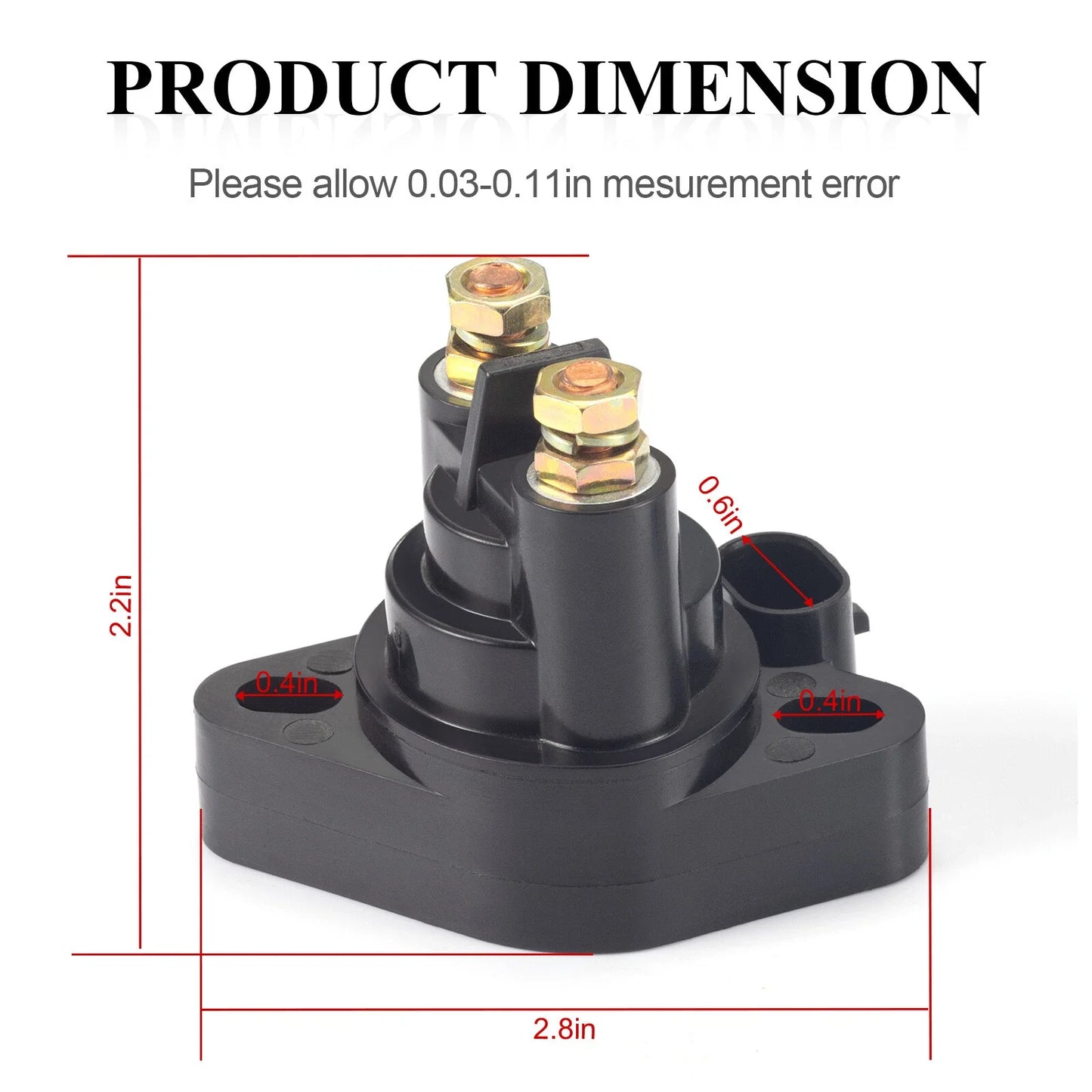 Starter Relay Solenoid Harness Plug for Arctic Cat ATV/UTV