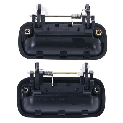 4pc Front & Rear Outer Door Handle Textured Black for Toyota Hilux (1988–1997)