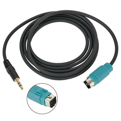 Black Cable Adapter for ALPINE KCE-236B CDA-9884