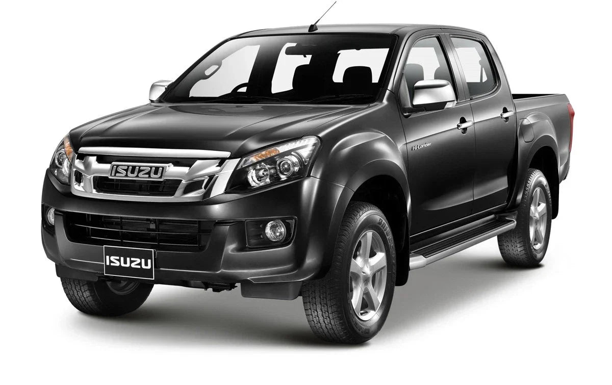 Matte Black 4 Door Handle Cover Trim for Isuzu D-Max MU-X (2012-2019)