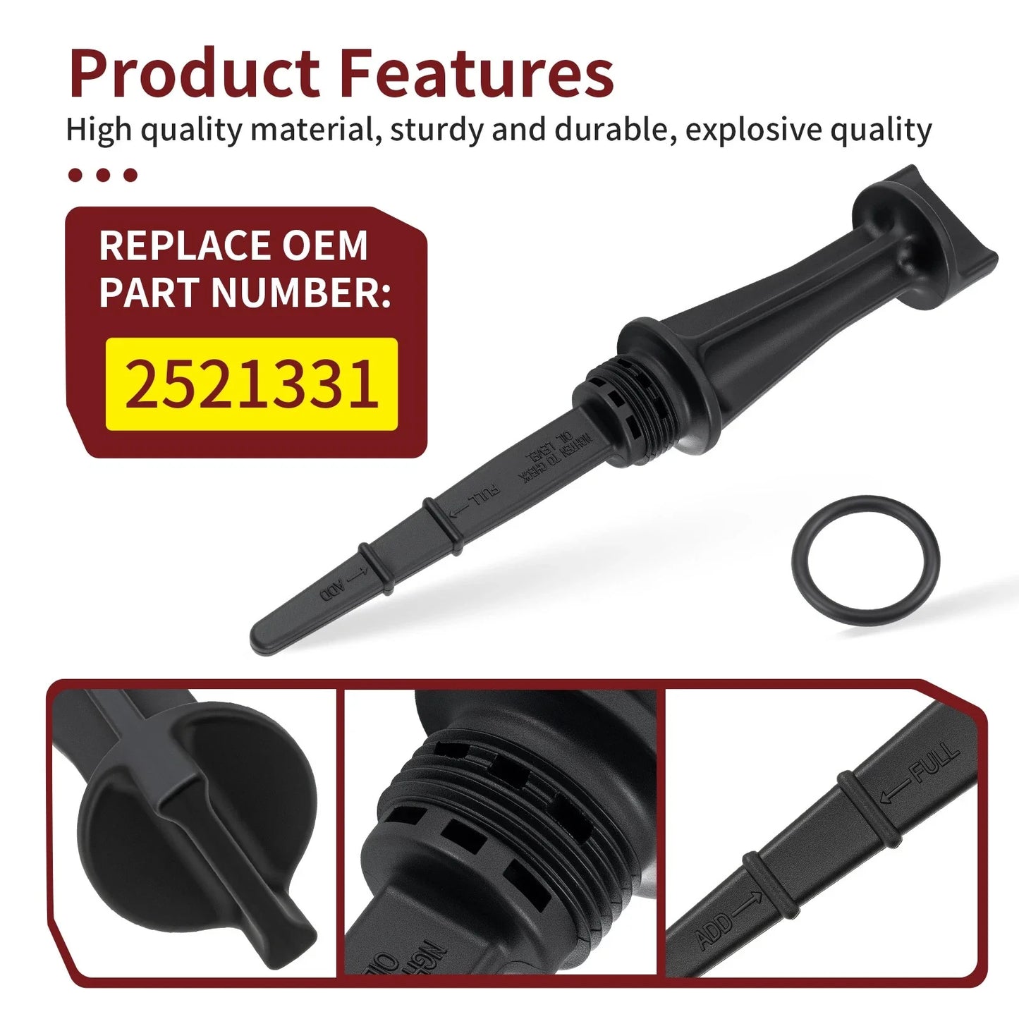 Oil Fill Dipstick for Polaris Sportsman X2 570 EPS (2015–2025)
