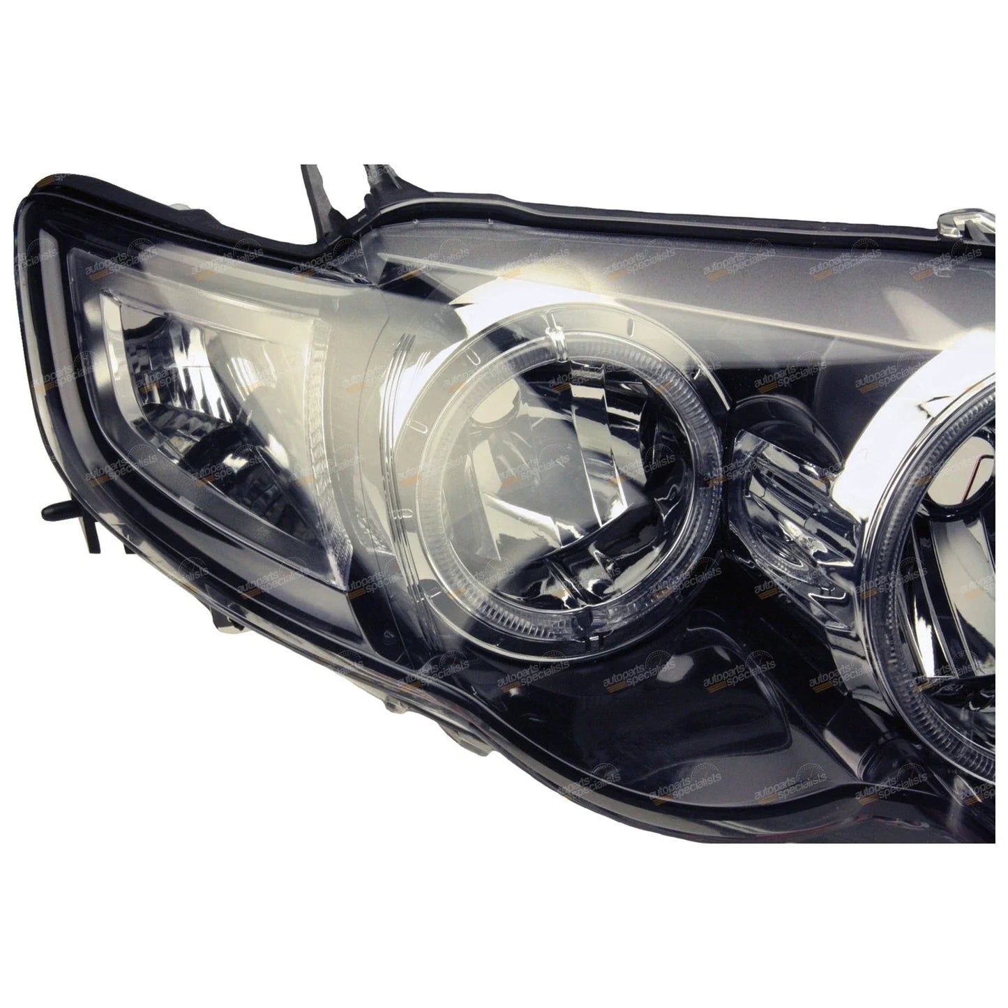 RH Black Angel-Eyes HeadLight for Ford FG Falcon XR6 XR8