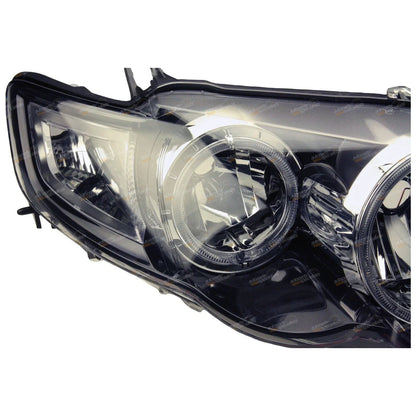 RH Black Angel-Eyes HeadLight for Ford FG Falcon XR6 XR8