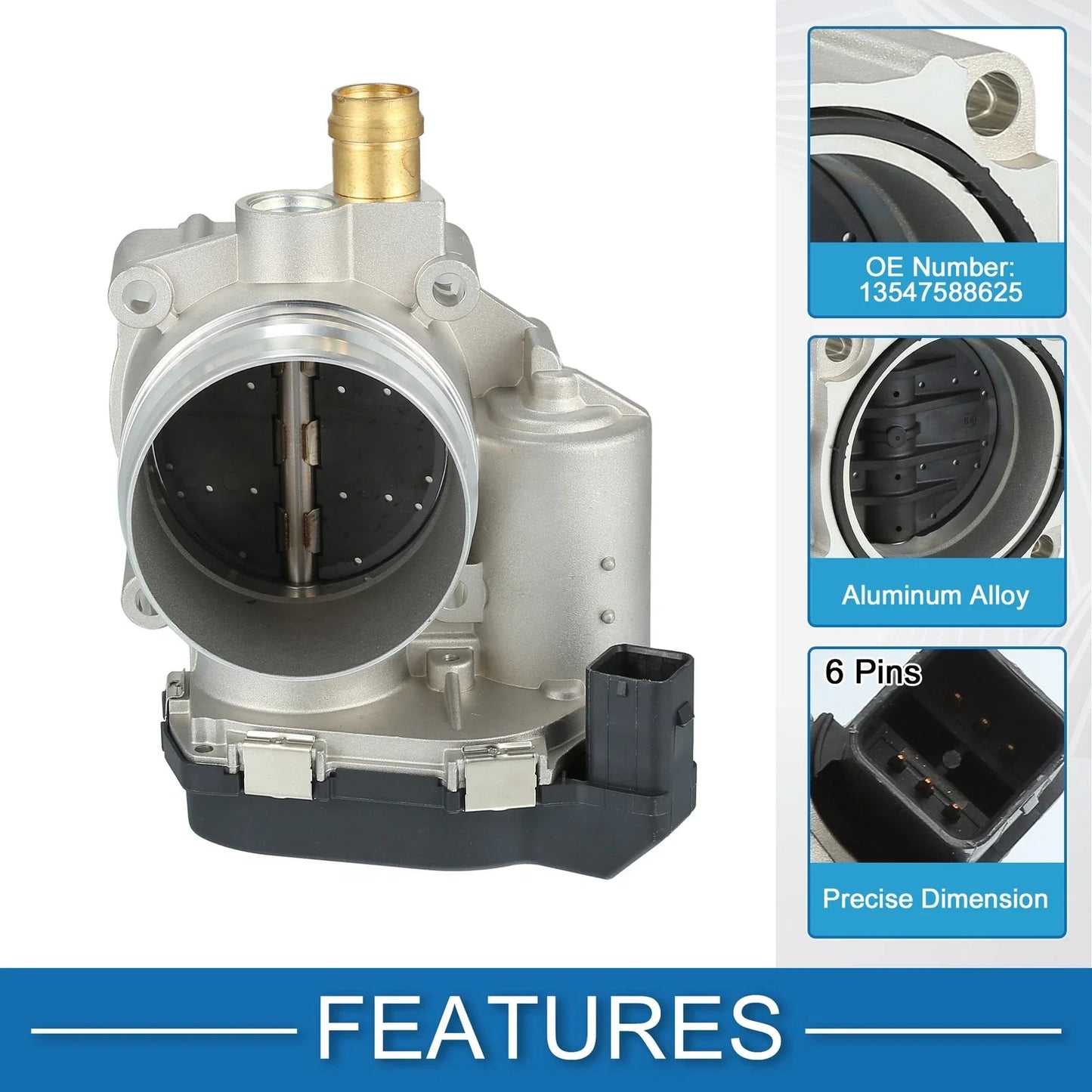 1 Pcs Throttle Body Actuator for BMW 228i 2.0L L4 Gas (2014-2016)