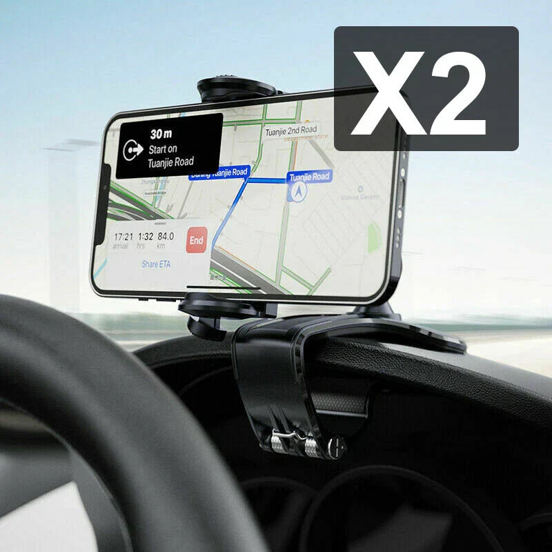 360° Rotation Dashboard Phone Holder Mount for Car GPS Stand
