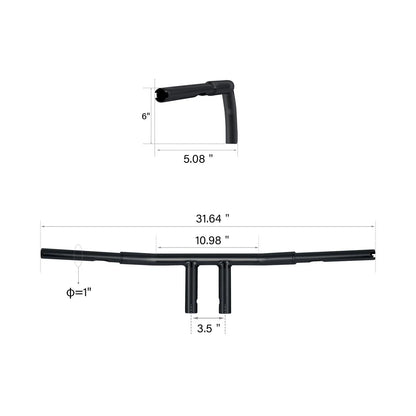 1-1/4" T-Bar Handlebar for Harley Sportster