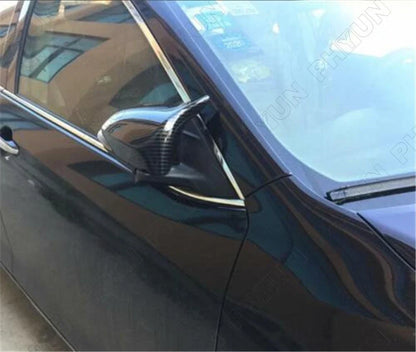 Carbon Fiber Look Rear View Side Mirror Cover Trim for Toyota Corolla (2014-2018)
