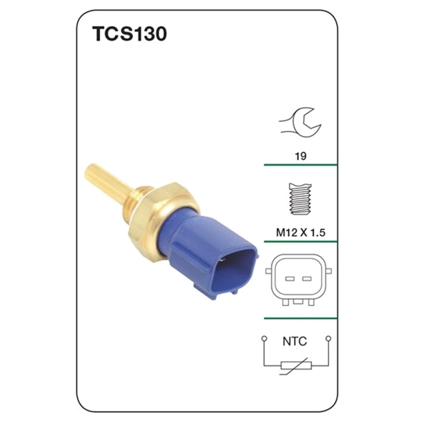 Coolant Temperature ECU Sensor for Nissan Navara D22 2.4L KA24E (1999)