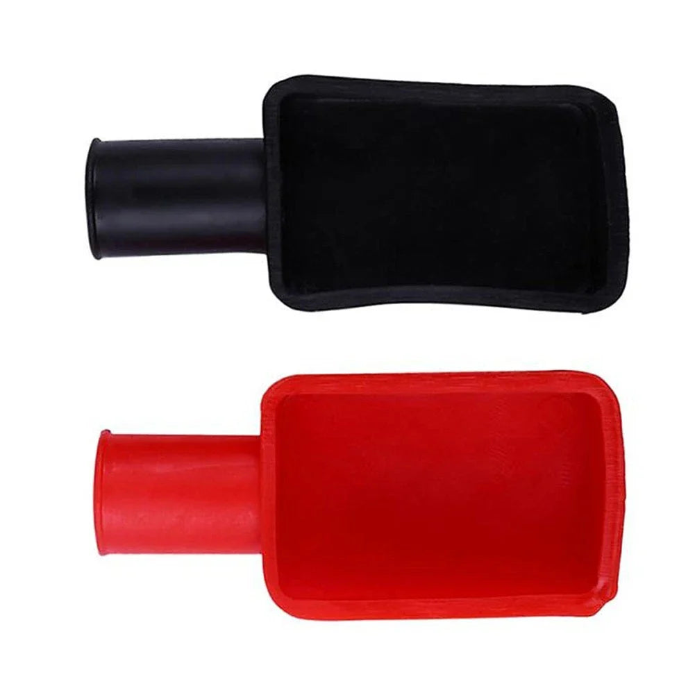 Car Battery Terminal Protective Covers Soft Flexible PVC Red Black Pole Cover