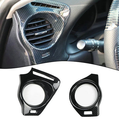 Carbon Fiber Side Vent Outlet Cover Trim for Lexus IS (2006–2012)