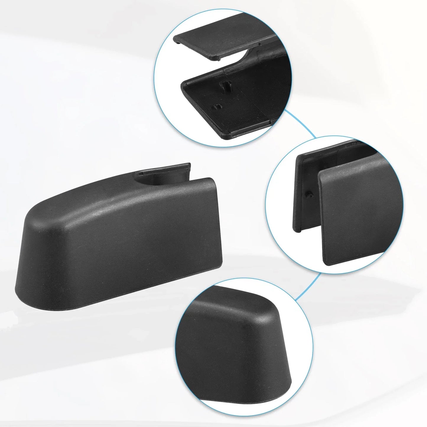 Rear Windshield Wiper Arm Nut Cap Black for BMW X3 (2018-2024)