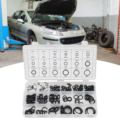 O Ring Washer Seal 225 Piece for Black Car Air Gas