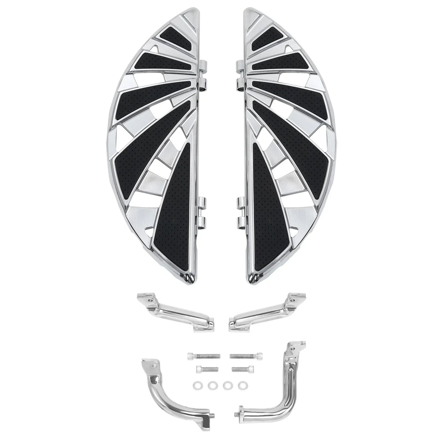 Chrome Driver Floorboards Mount Bracket for Harley Touring Road Glide (14-24)