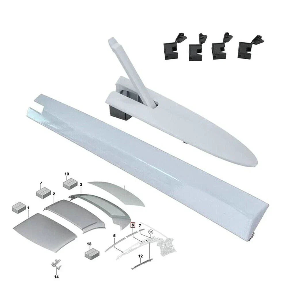 Right Convertible Roof Top Hinge Cover with Clips for BMW E93 F33