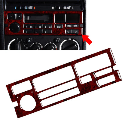 Radio CD Panel Cover Trim for BMW 3 Series E36 (1994-1996) Wood Red
