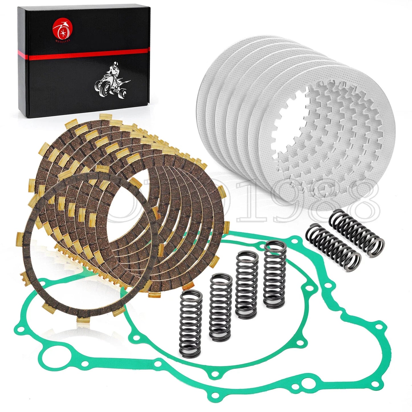 Clutch Plates & Gasket for Yamaha YFZ450SE YFZ450SP YFZ450V (2004–2009)