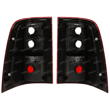 Tail Lights Red/Clear PAIR LH+RH for Ford Falcon FG (2008-2013) UTE