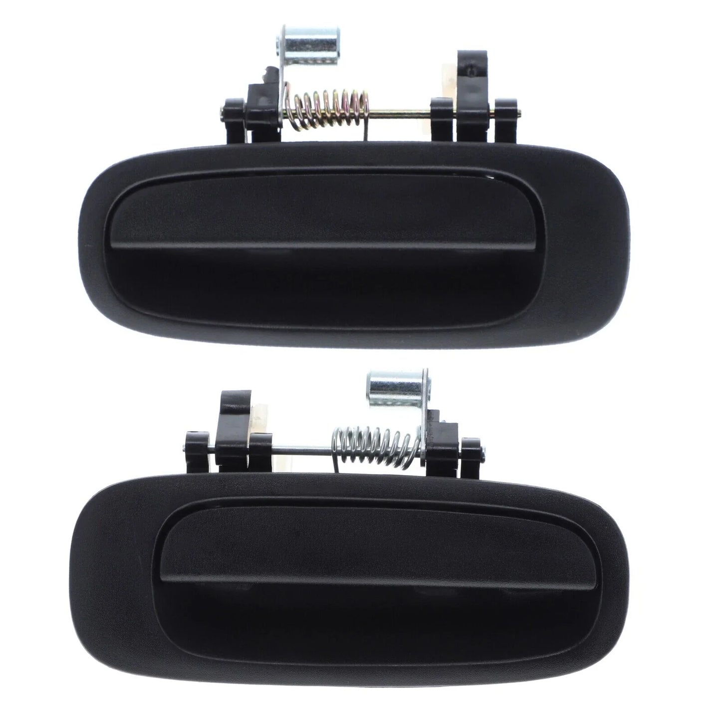 Door Handle Outer 2 x Rear Left+Right Black for Toyota Corolla (1997–2002)