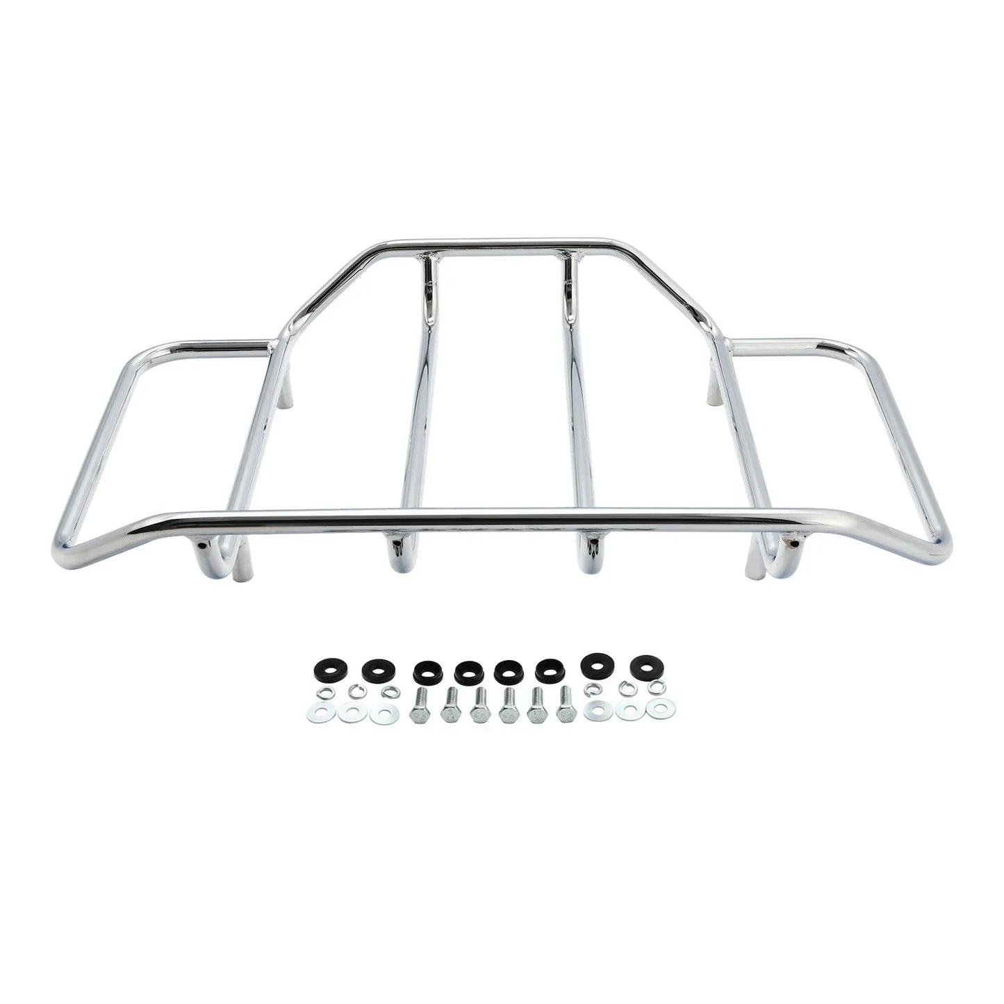Chrome Luggage Top Rack for Harley Touring Road Glide FLHR FLHX (1984-2024)