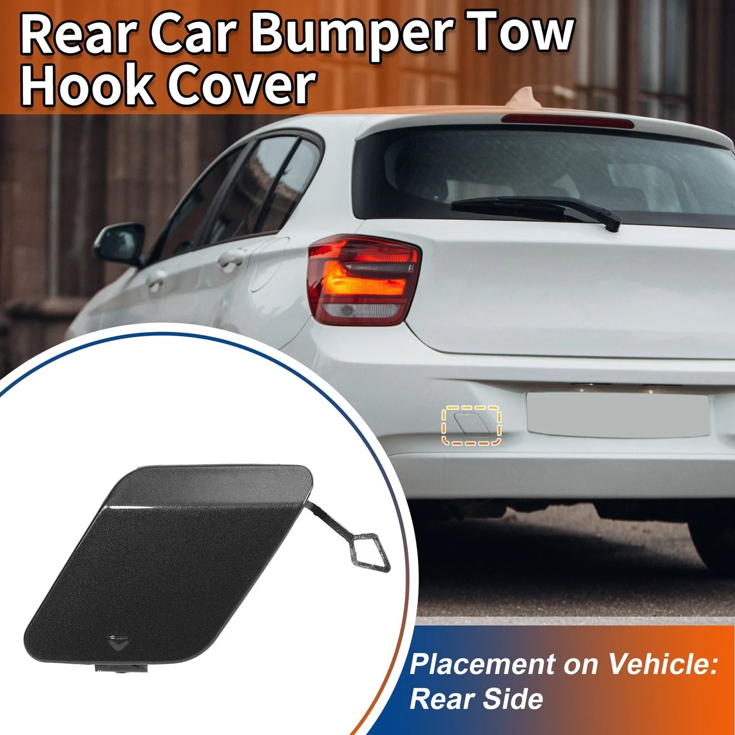 Tow Hook Cover for BMW 1 Series F20 Mineral Grey