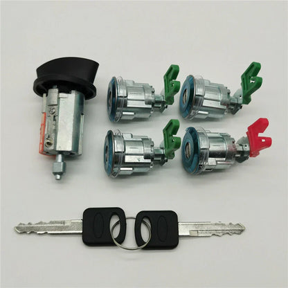 Ignition Cylinder & 4 Door Lock Kit for Ford Econoline Van (1997-2020)