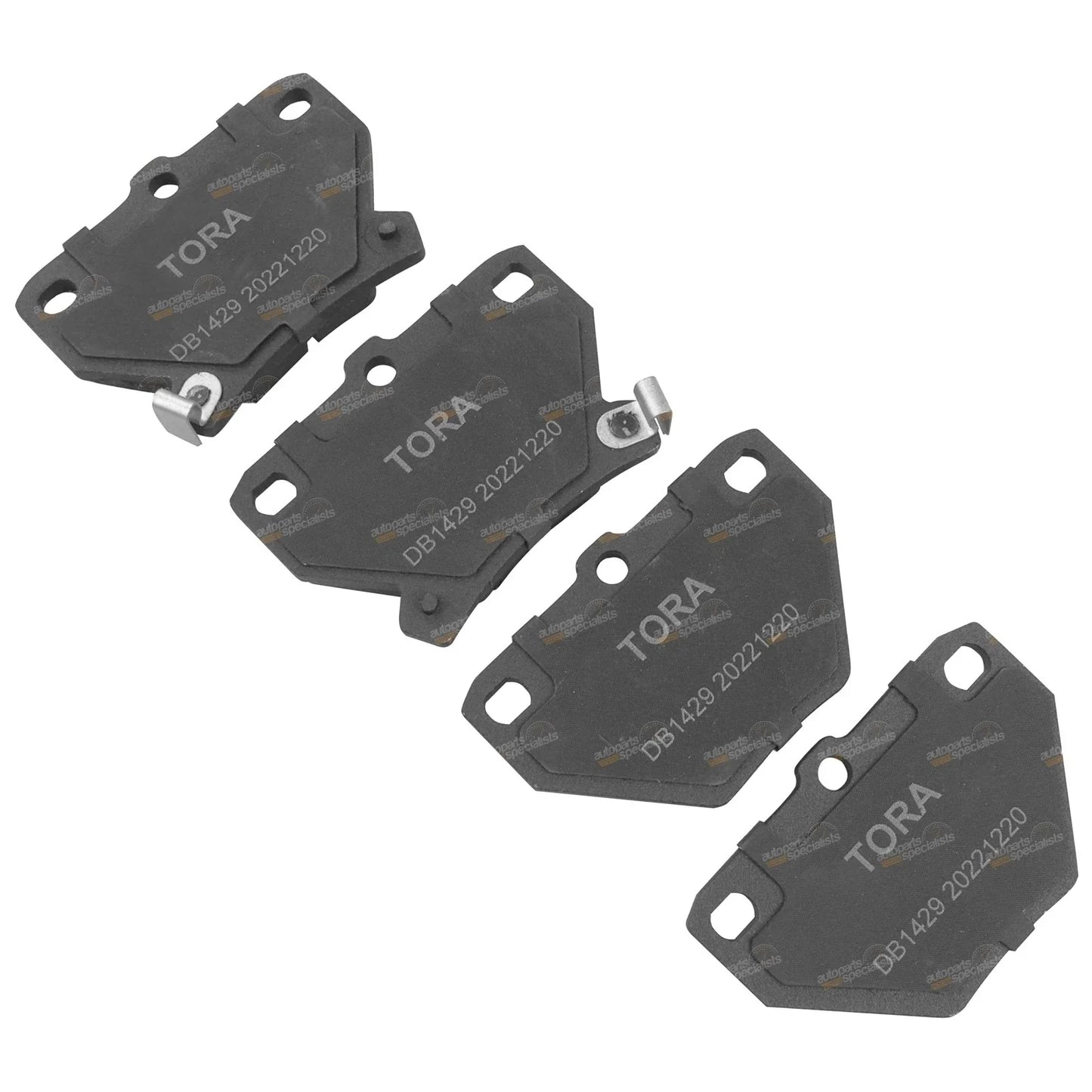 Rear Ceramic Brake Pad Set for Toyota Corolla (2001–2007)