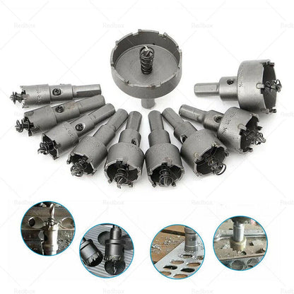 16-53mm TCT Carbide Tip Hole Saw for Metal Drill Bit & Stainless Steel Cutter