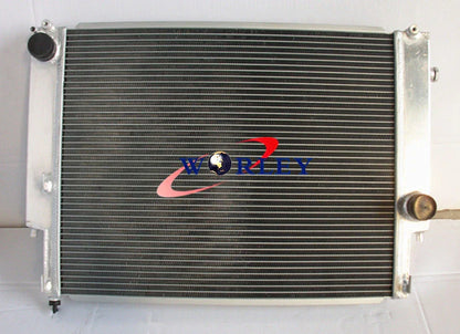 Aluminum Radiator + Blue Hose for BMW E36 M3 Z3 325TD 320 323 325 328 (92-99)