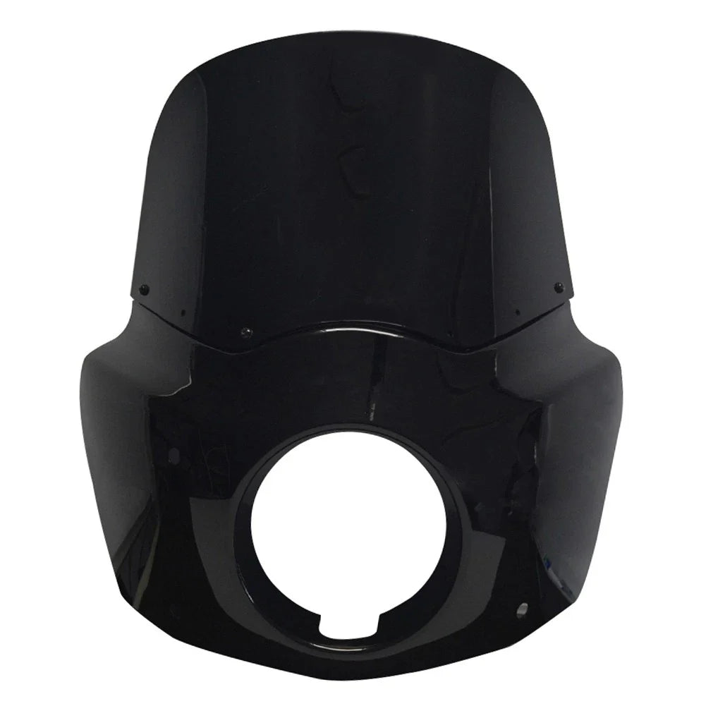 11" Black Headlight Fairing Windshield for Harley Softail Street Bob (18-24)