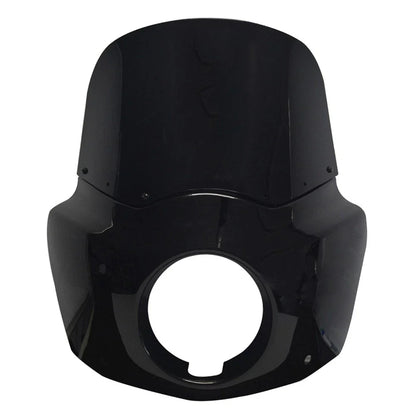 11" Black Headlight Fairing Windshield for Harley Softail Street Bob (18-24)