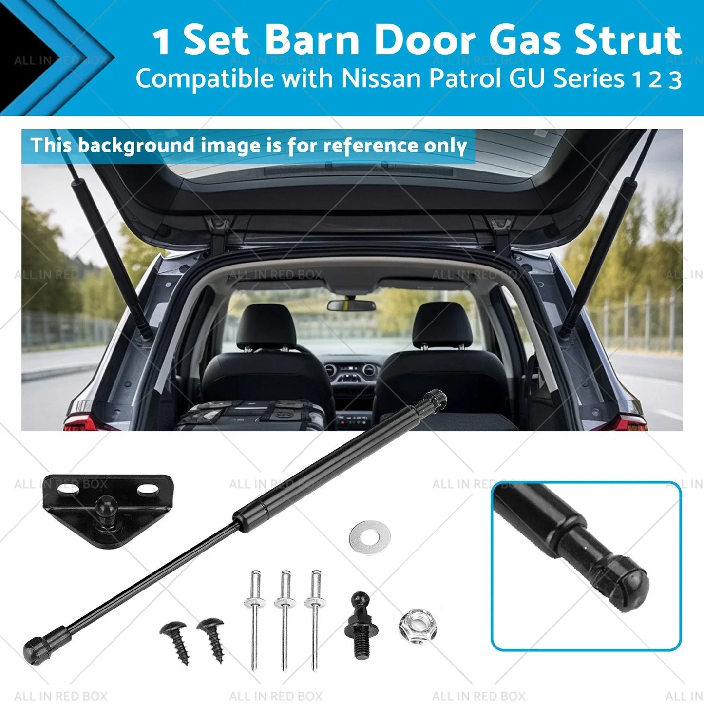 Small Barn Door Gas Strut for Nissan Patrol GU Y61 (2000-2016)