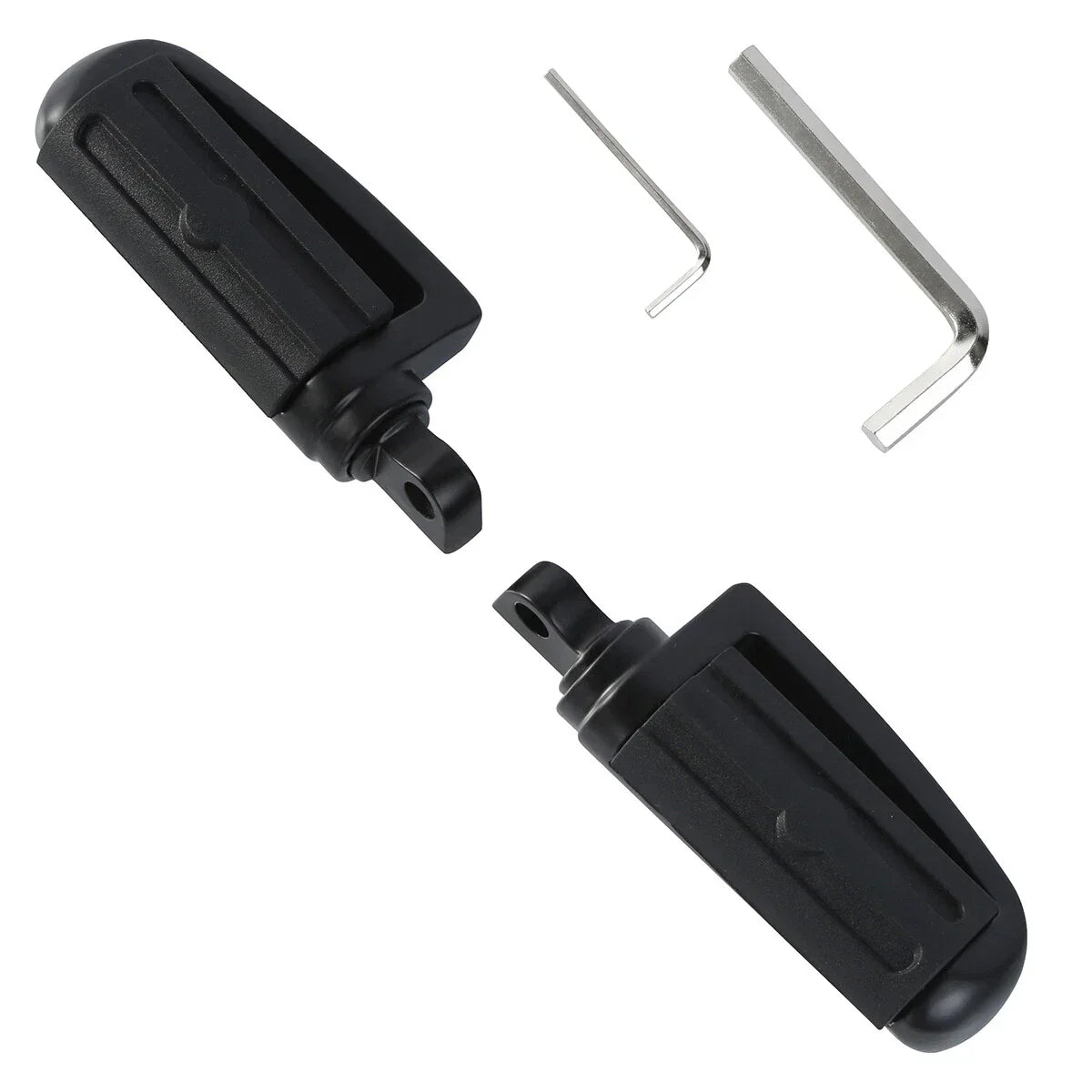 Footrest Pegs 10mm Matte Black for Harley XL883 1200 Sportster Street Glide