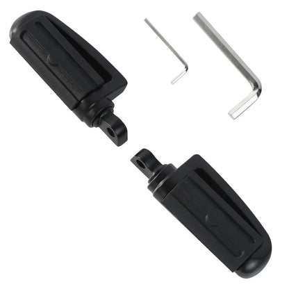 Footrest Pegs 10mm Matte Black for Harley XL883 1200 Sportster Street Glide