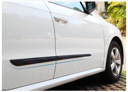 4 Pcs PVC Soft Rubber Door Sill Garnish Trim Cover for Car (Various Years)