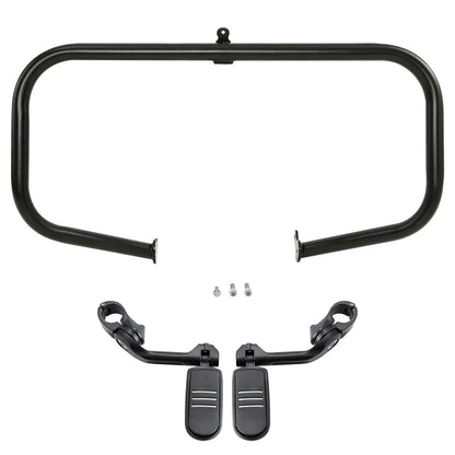 Engine Guard Crash Bar Footpegs for Harley Touring (2009 - 2024)
