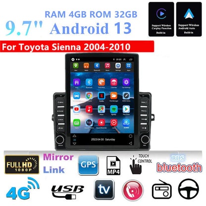 9.7" Car Radio GPS Navigation for Toyota Sienna (2004-2010)