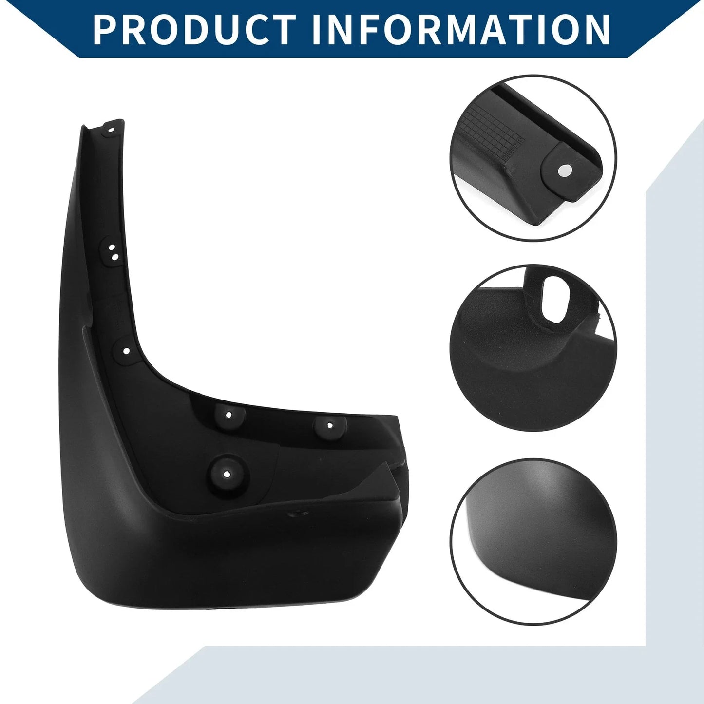 Mud Flaps Splash Guards for BMW X6 (2018-2019)