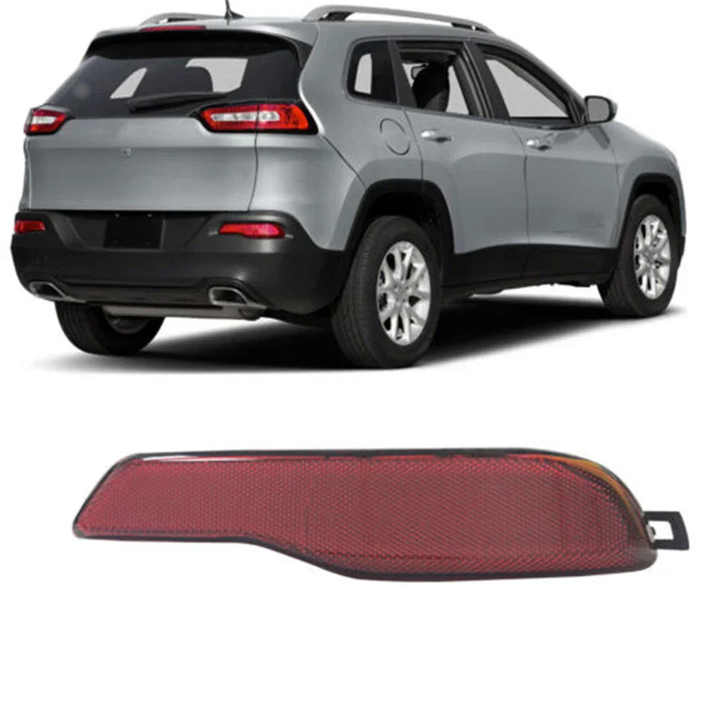 Red Rear Bumper Reflector Lens for Jeep Cherokee (2014-2018)