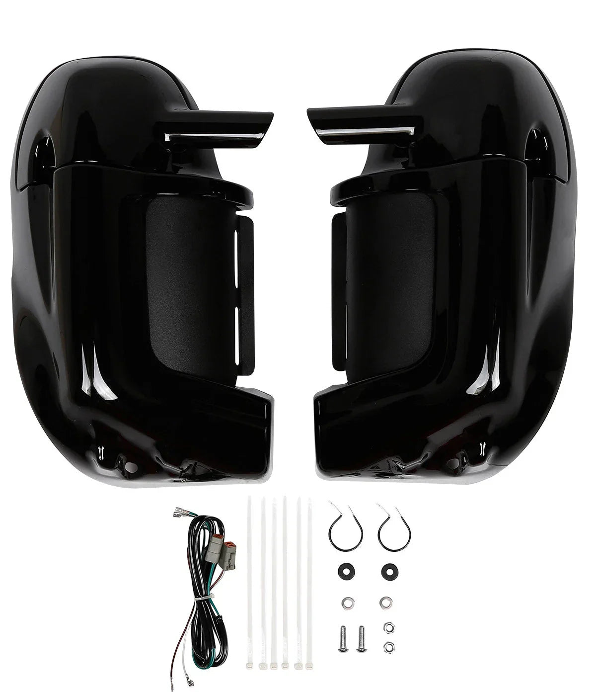 Vented Leg Fairing Speakers for Harley Electra Glide Road King (1983 - 2013)
