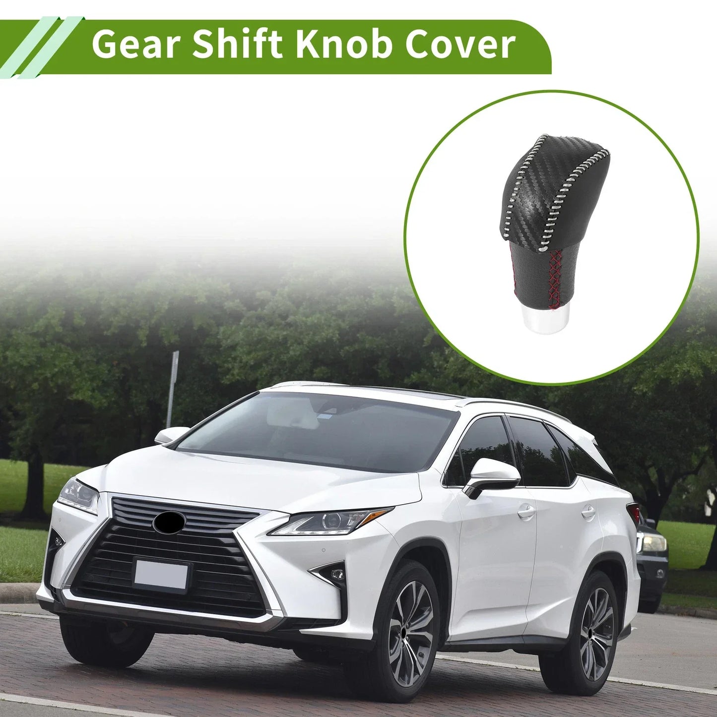 Lexus RX350 Gear Shift Knob Cover 2023-2024 Black Beige
